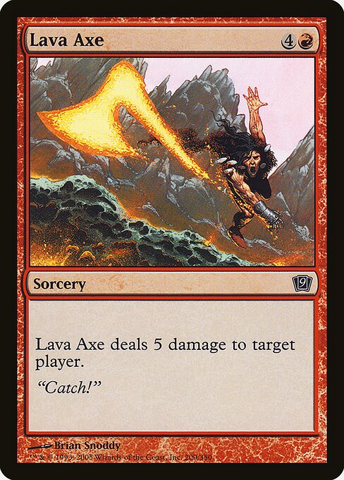 Lava Axe (200★) [Ninth Edition]