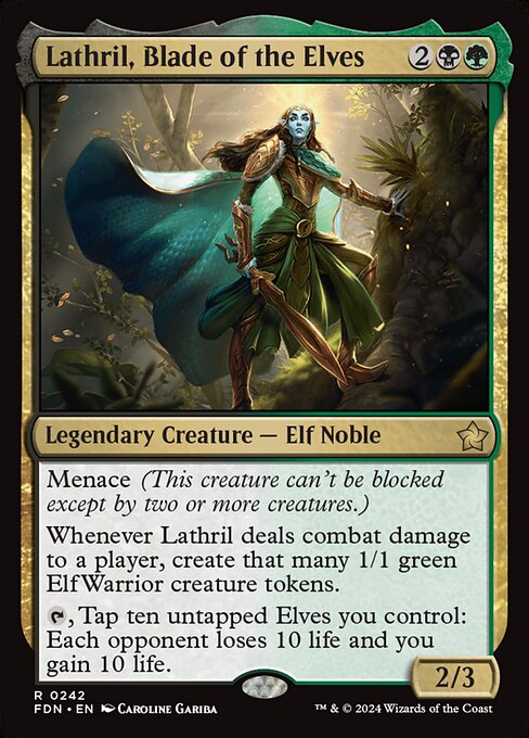 Lathril, Blade of the Elves (242) [Foundations]