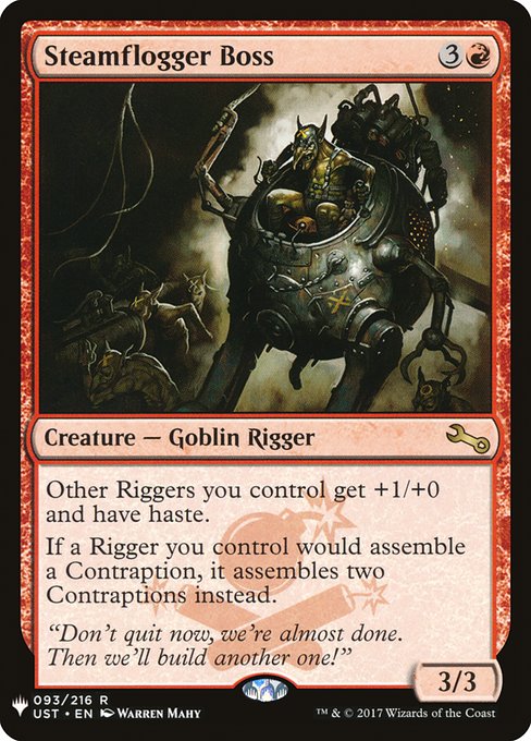 Steamflogger Boss (UST-93) [The List]
