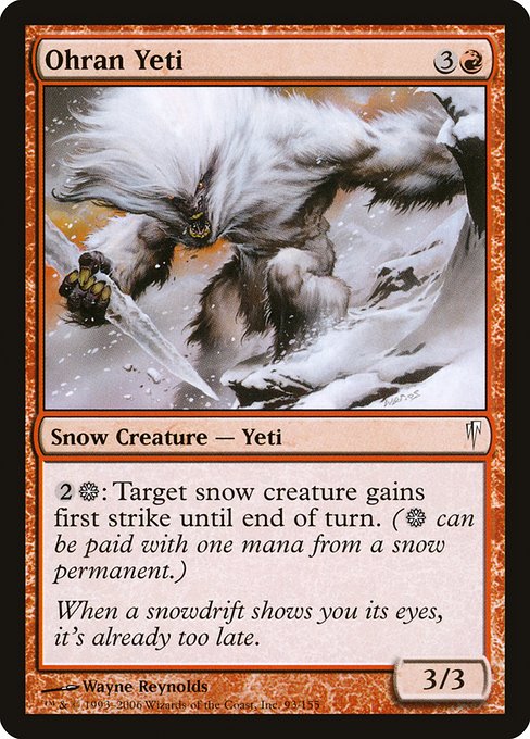 Ohran Yeti (93) [Coldsnap]