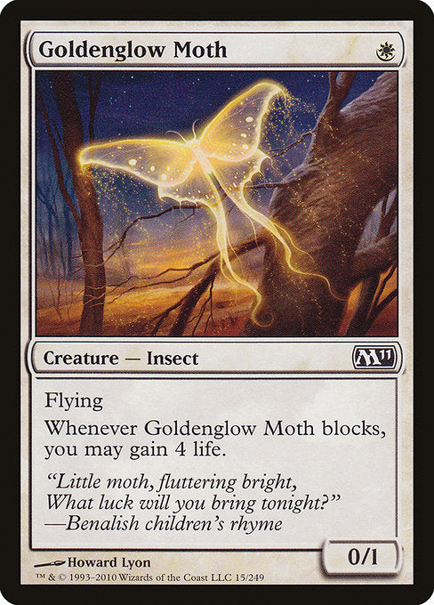 Goldenglow Moth (15) [Magic 2011]