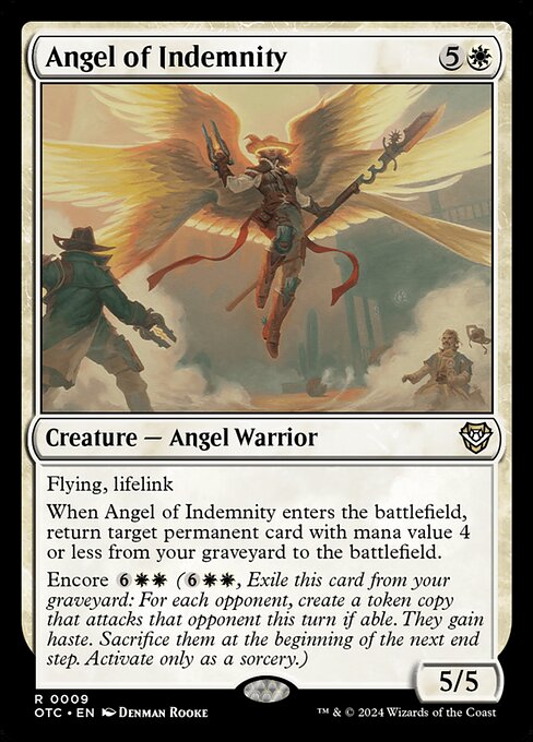 Angel of Indemnity (9) [Outlaws of Thunder Junction Commander]