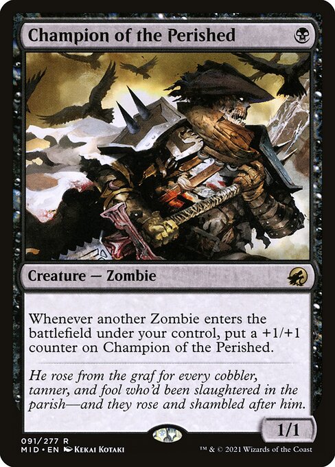 Champion of the Perished (91) [Innistrad: Midnight Hunt]