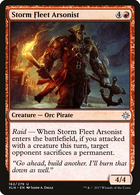 Storm Fleet Arsonist (162) [Ixalan]