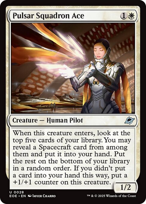 Pulsar Squadron Ace (28) [Edge of Eternities]
