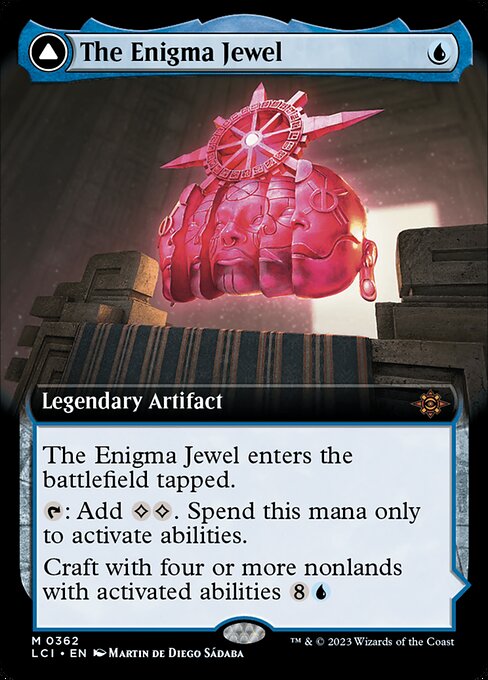 The Enigma Jewel // Locus of Enlightenment (362) [The Lost Caverns of Ixalan] [Extended Art]