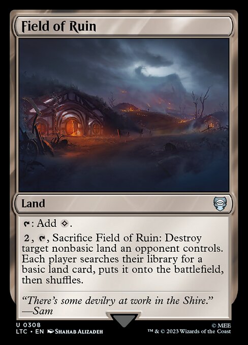 Field of Ruin (308) [Tales of Middle-earth Commander]