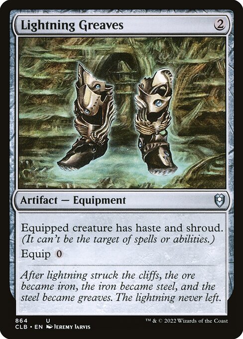 Lightning Greaves (864) [Commander Legends: Battle for Baldur's Gate]