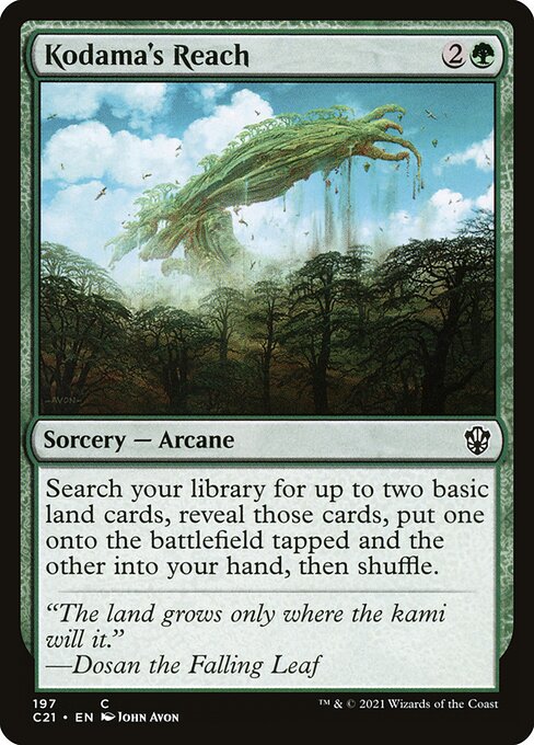 Kodama's Reach (197) [Commander 2021]