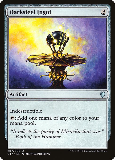 Darksteel Ingot (207) [Commander 2017]
