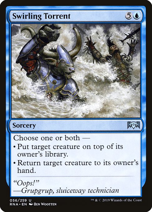 Swirling Torrent (56) [Ravnica Allegiance]