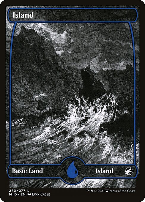 Island (270) [Innistrad: Midnight Hunt] [Full Art, Showcase]