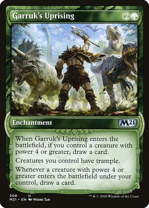 Garruk's Uprising (308) [Core Set 2021] [Showcase]