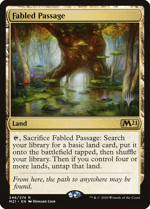 Fabled Passage (246p) [Core Set 2021 Promos]