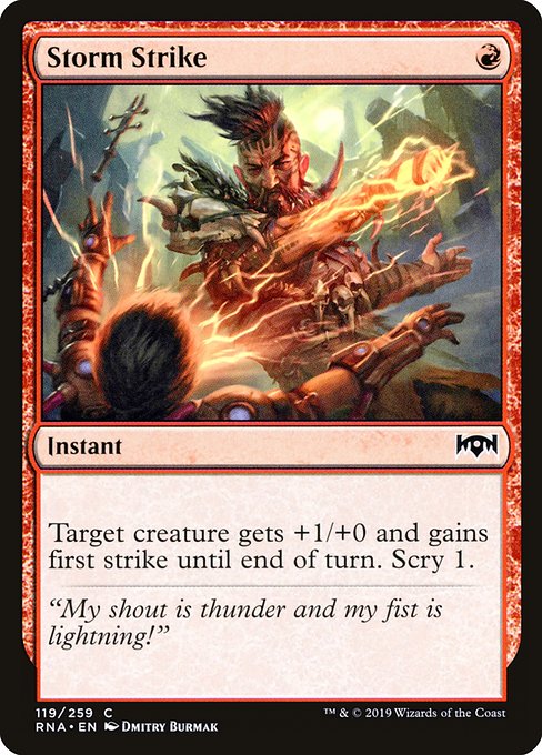 Storm Strike (119) [Ravnica Allegiance]
