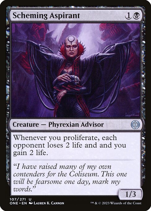 Scheming Aspirant (107) [Phyrexia: All Will Be One]