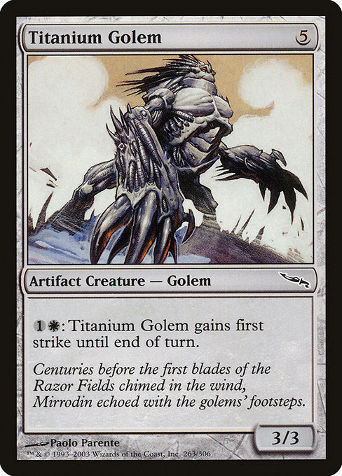 Titanium Golem (263) [Mirrodin]