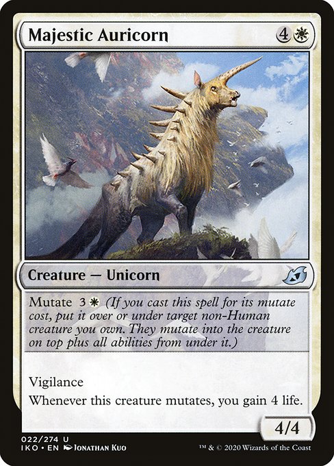 Majestic Auricorn (22) [Ikoria: Lair of Behemoths]