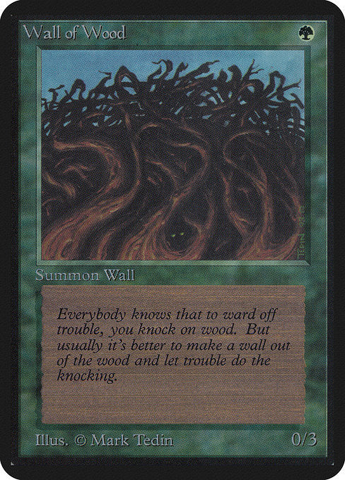 Wall of Wood (225) [Limited Edition Alpha]
