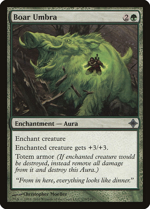 Boar Umbra (179) [Rise of the Eldrazi]