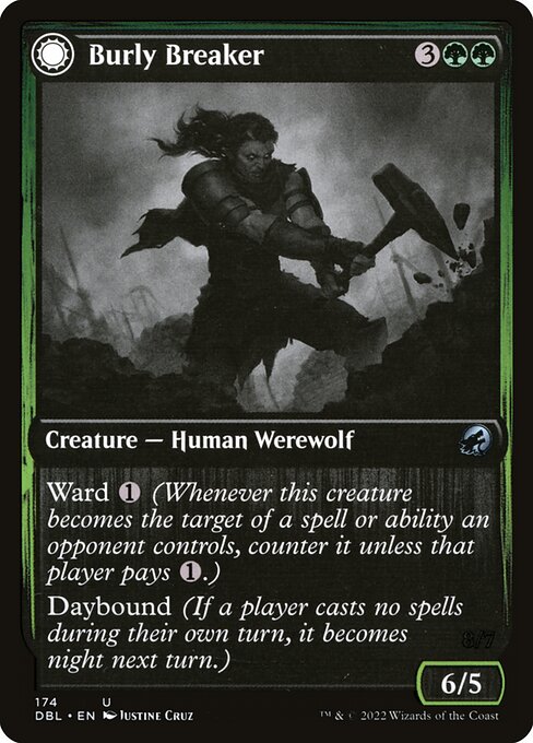 Burly Breaker // Dire-Strain Demolisher (174) [Innistrad: Double Feature]