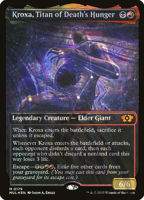 Kroxa, Titan of Death's Hunger (179) [Multiverse Legends] [Showcase]