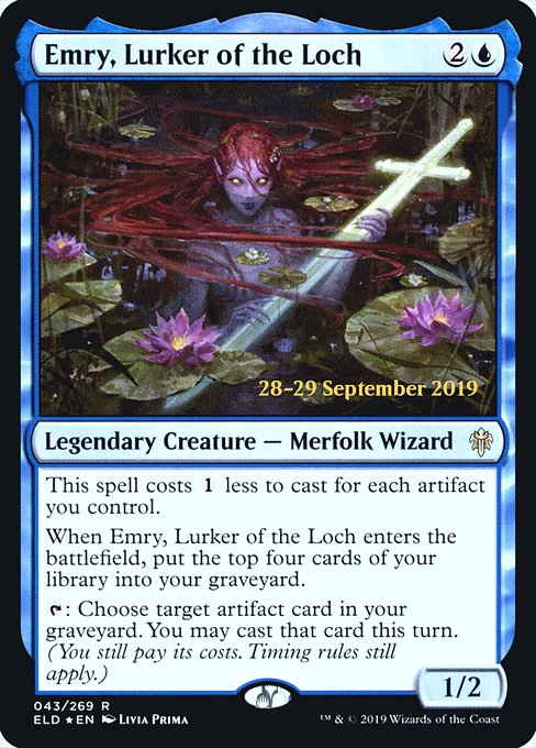 Emry, Lurker of the Loch (43s) [Throne of Eldraine Promos]