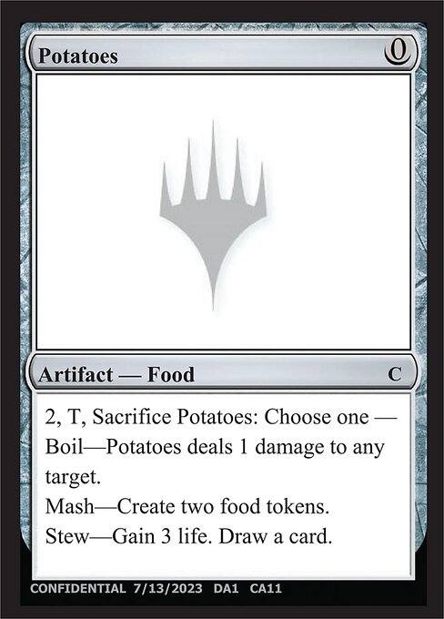 Potatoes (CAa) [Unknown Event]