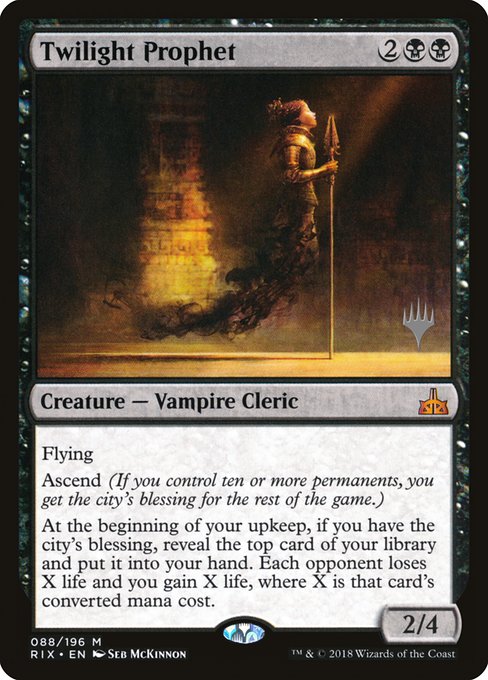 Twilight Prophet (88p) [Rivals of Ixalan Promos]