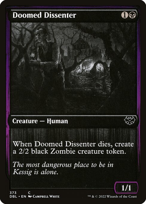 Doomed Dissenter (373) [Innistrad: Double Feature]