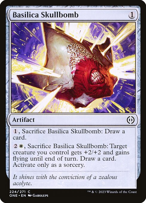Basilica Skullbomb (224) [Phyrexia: All Will Be One]