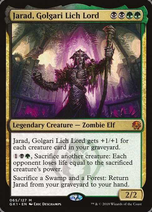 Jarad, Golgari Lich Lord (65) [GRN Guild Kit]