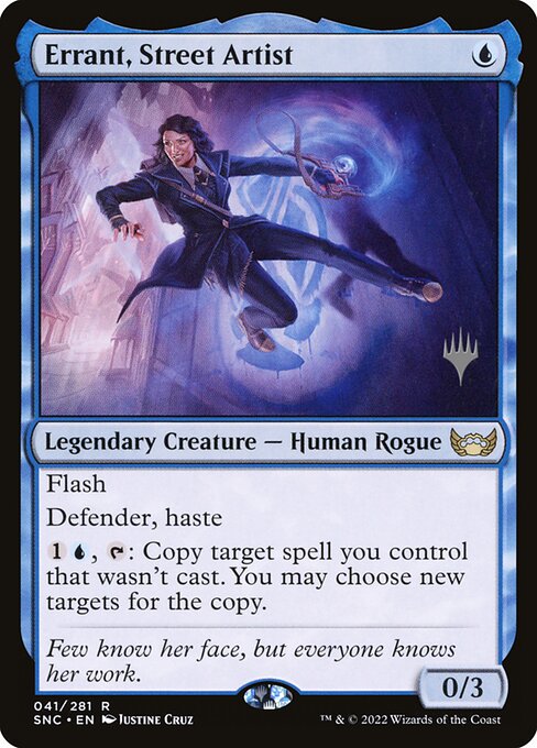 Errant, Street Artist (41p) [Streets of New Capenna Promos]