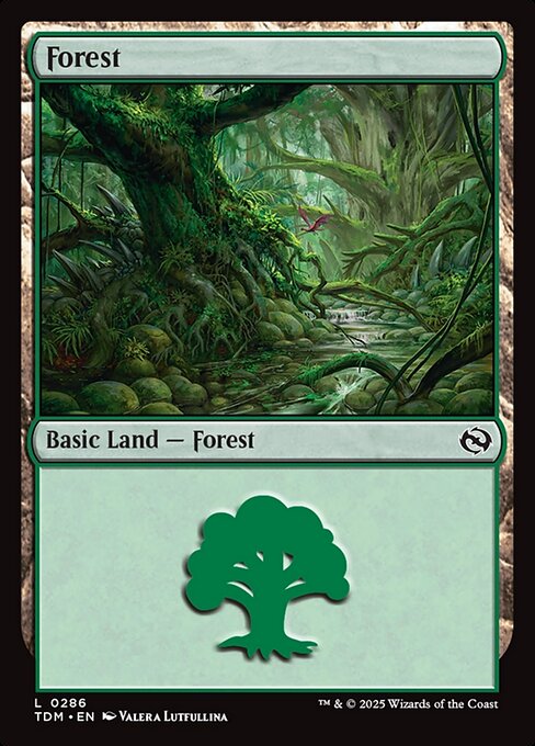 Forest (286) [Tarkir: Dragonstorm]