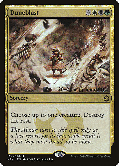 Duneblast (174s) [Khans of Tarkir Promos]