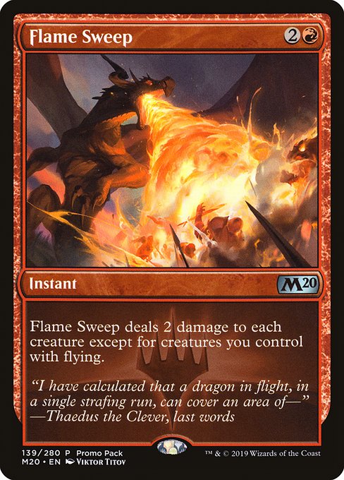 Flame Sweep (139) [Core Set 2020 Promos]