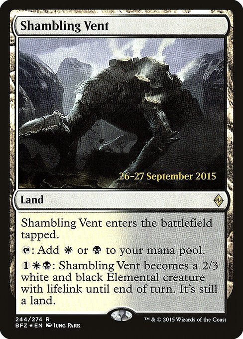 Shambling Vent (244s) [Battle for Zendikar Promos]