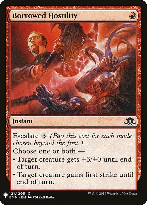 Borrowed Hostility (EMN-121) [The List]