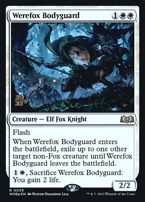 Werefox Bodyguard (39s) [Wilds of Eldraine Promos]