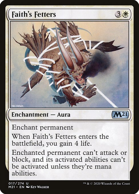 Faith's Fetters (17) [Core Set 2021]
