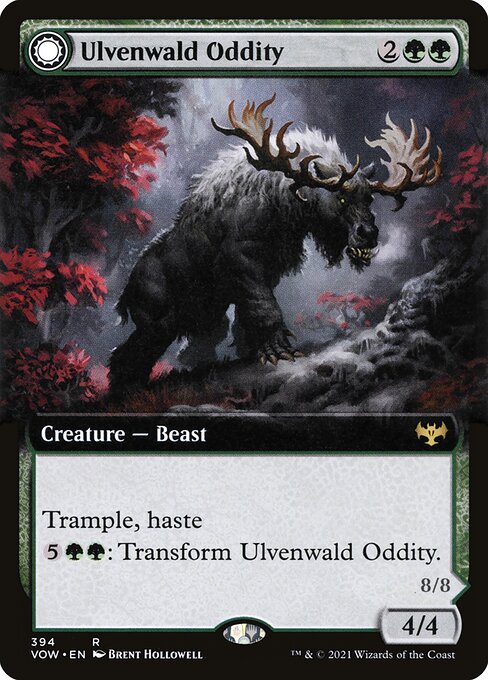 Ulvenwald Oddity // Ulvenwald Behemoth (394) [Innistrad: Crimson Vow] [Extended Art]