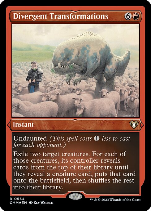 Divergent Transformations (534) [Commander Masters]