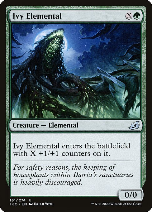 Ivy Elemental (161) [Ikoria: Lair of Behemoths]