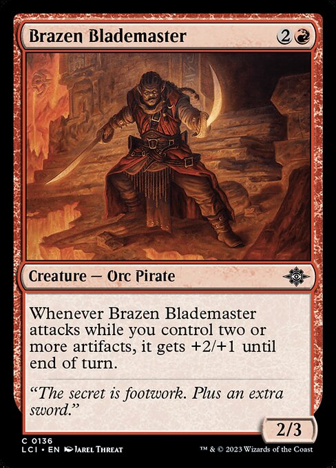 Brazen Blademaster (136) [The Lost Caverns of Ixalan]