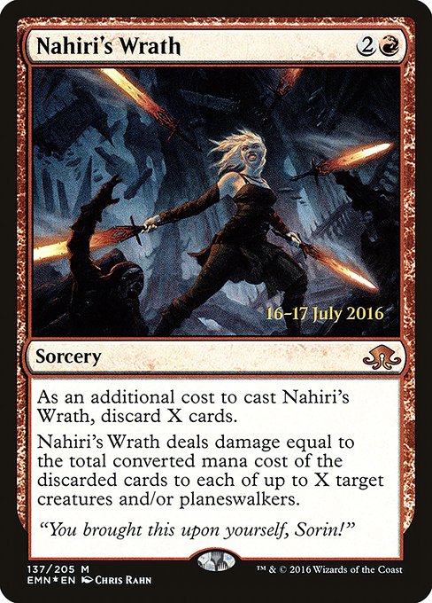 Nahiri's Wrath (137s) [Eldritch Moon Promos]