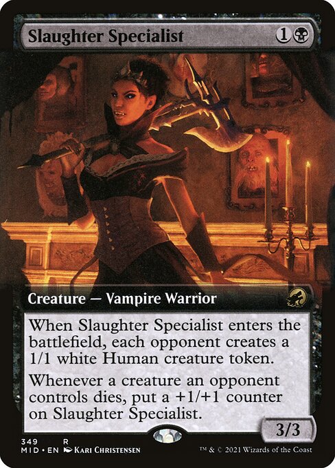Slaughter Specialist (349) [Innistrad: Midnight Hunt] [Extended Art]
