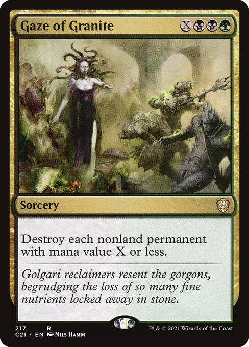 Gaze of Granite (217) [Commander 2021]