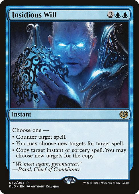 Insidious Will (52) [Kaladesh]