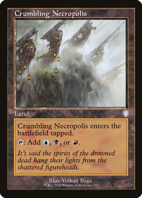 Crumbling Necropolis (179) [The Brothers' War Commander]