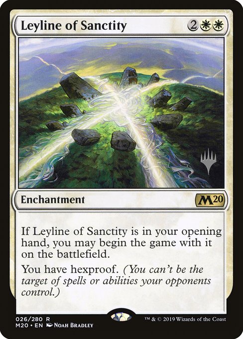 Leyline of Sanctity (26p) [Core Set 2020 Promos]